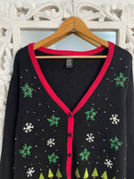 Load image into Gallery viewer, Reference Point Embroidered Christmas Sweater-Bust 48