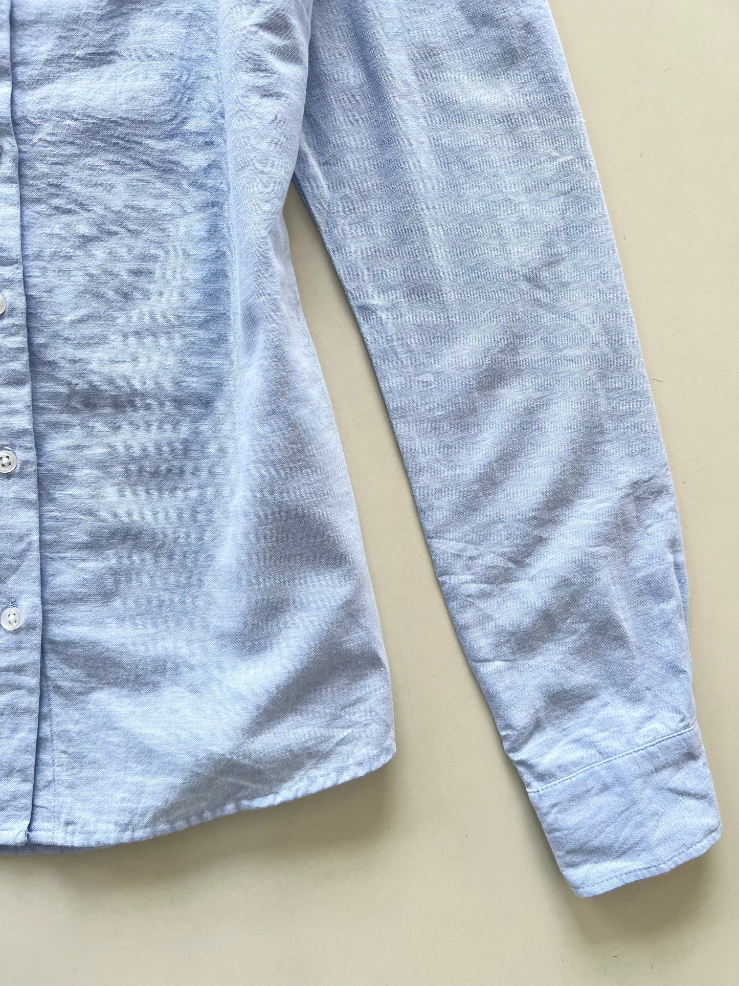 Baby Blue Pieces Shirt-Bust 40