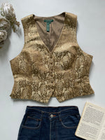 Load image into Gallery viewer, Ralph Lauren Vintage Jacquard Waistcoat-Bust 40