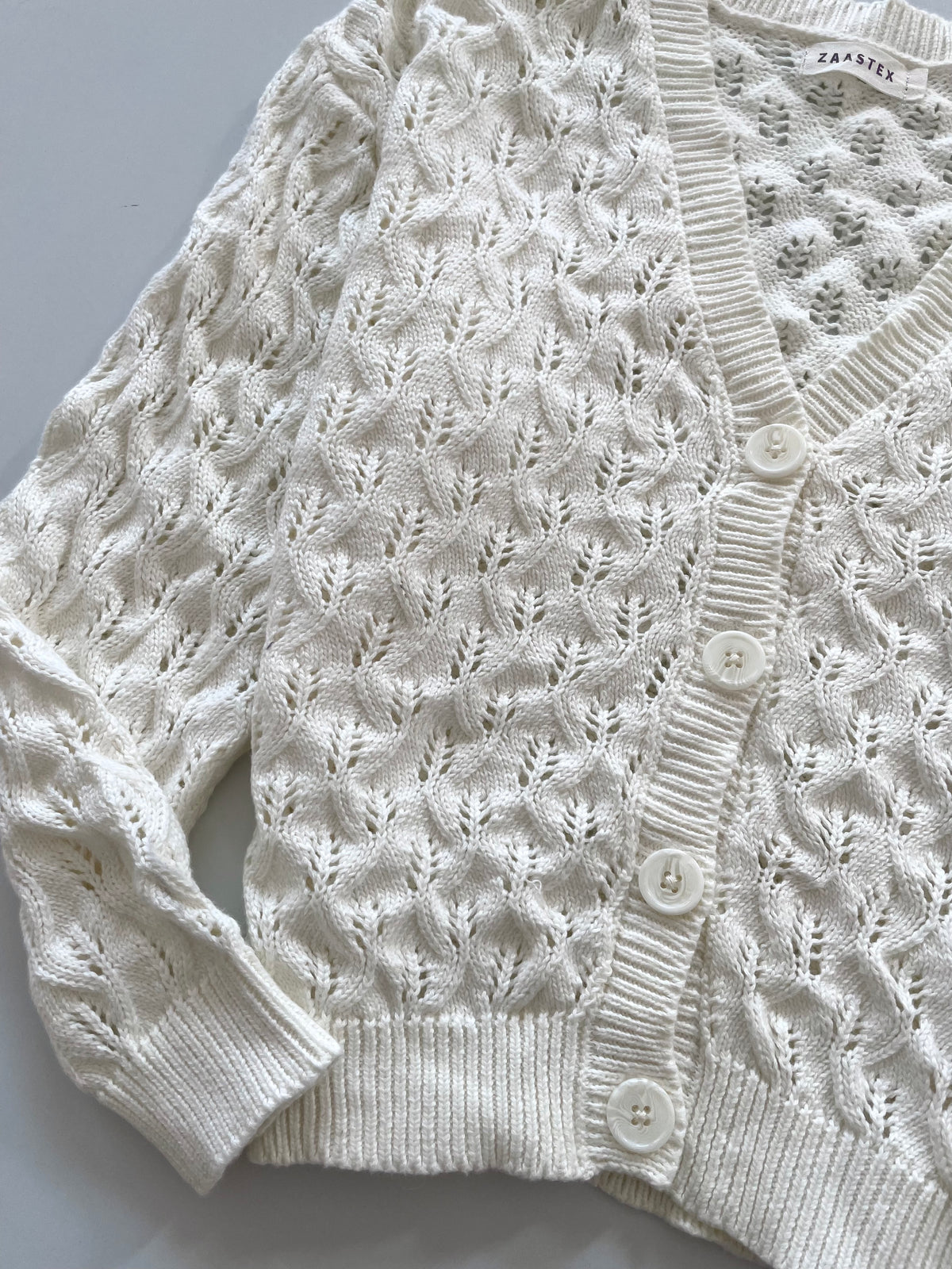 Zaastex Solid Soft Cardigan Sweater-Bust 36