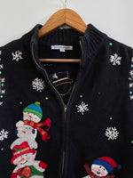 Load image into Gallery viewer, Mercer Street Embroidered Christmas Sweater-Bust 36