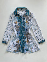 Load image into Gallery viewer, Vintage Ruffle Shirt-Bust 40 to 42