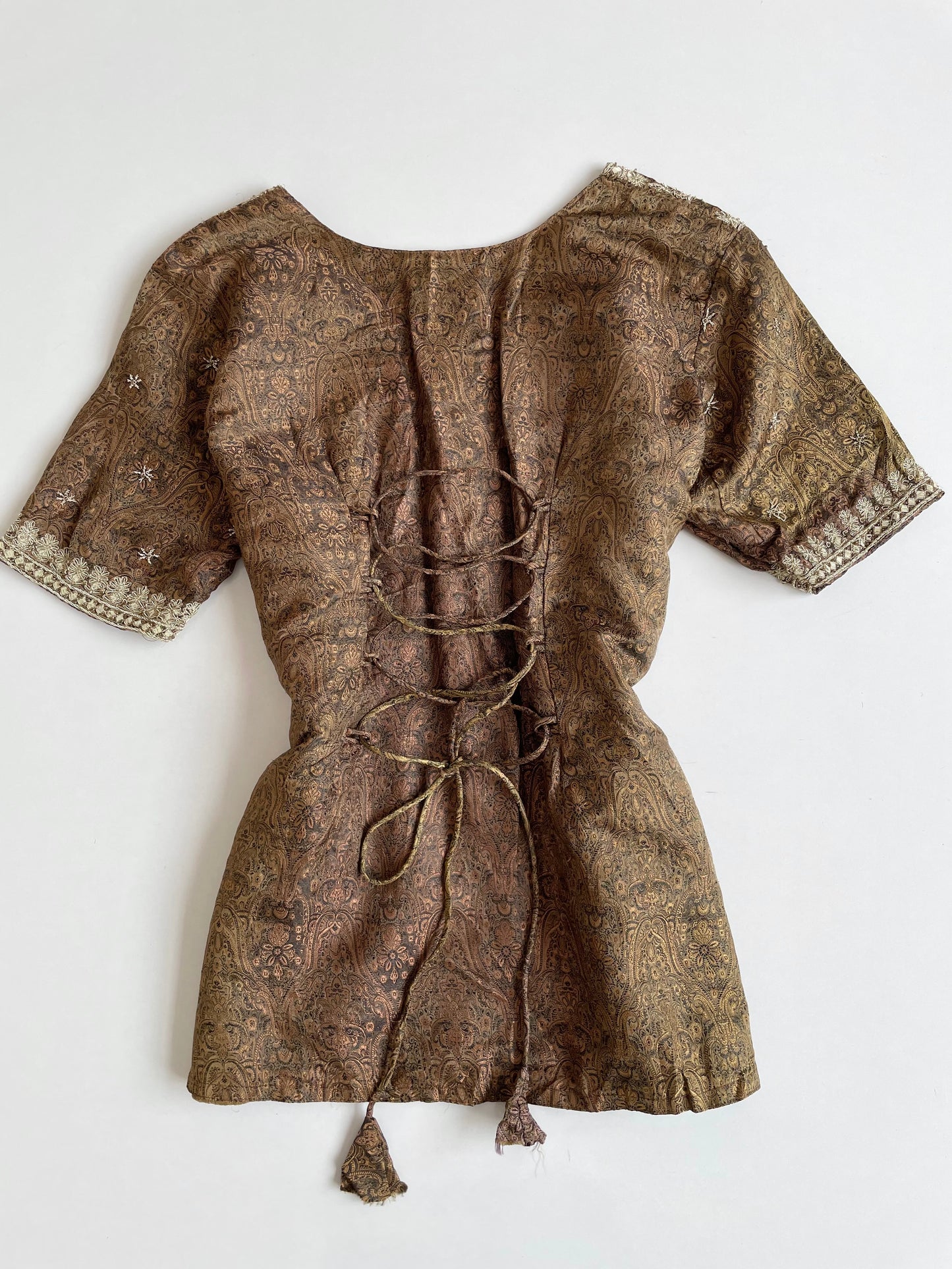 Embroidered Jacquard Vintage Kurti-Bust 38 to 40