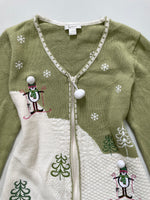 Load image into Gallery viewer, Christopher & Banks Christmas Sweater-Bust 36