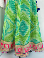 Load image into Gallery viewer, GREEN EMBROIDERED LEHENGA
