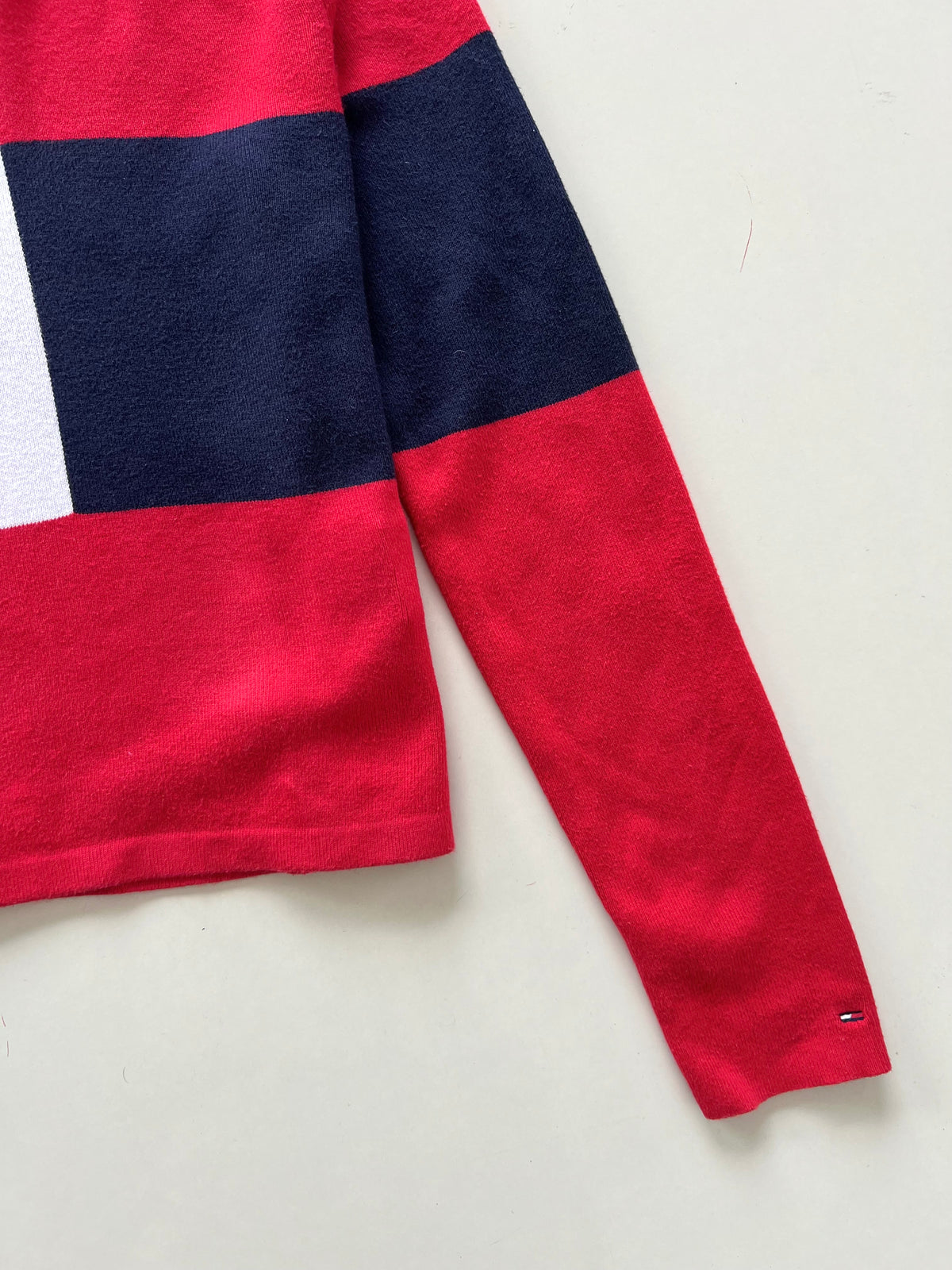 Tommy Hilfiger 100%Cotton Hoodie Vintage Sweater-Bust 32