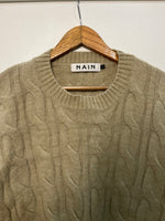 Load image into Gallery viewer, Cable Knit Chunky Soft Sweater-Bust 46