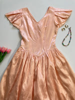 Load image into Gallery viewer, Fairy Core Satin Dress-Bust 30