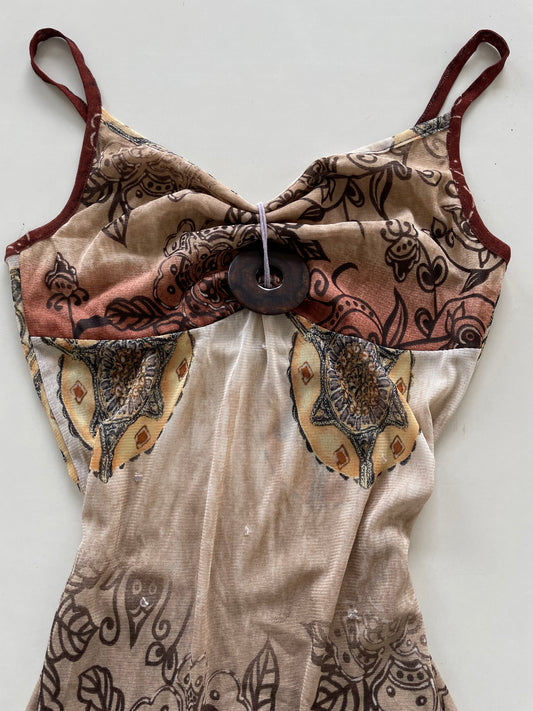 Sheer Vintage Dress-Bust 32 to 34