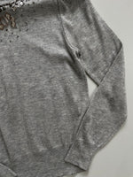 Load image into Gallery viewer, GREY STONES KNIT - BUST 32 TO 34