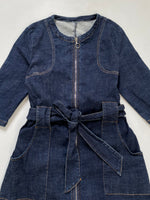 Load image into Gallery viewer, Belted Denim Dress-Bust 34