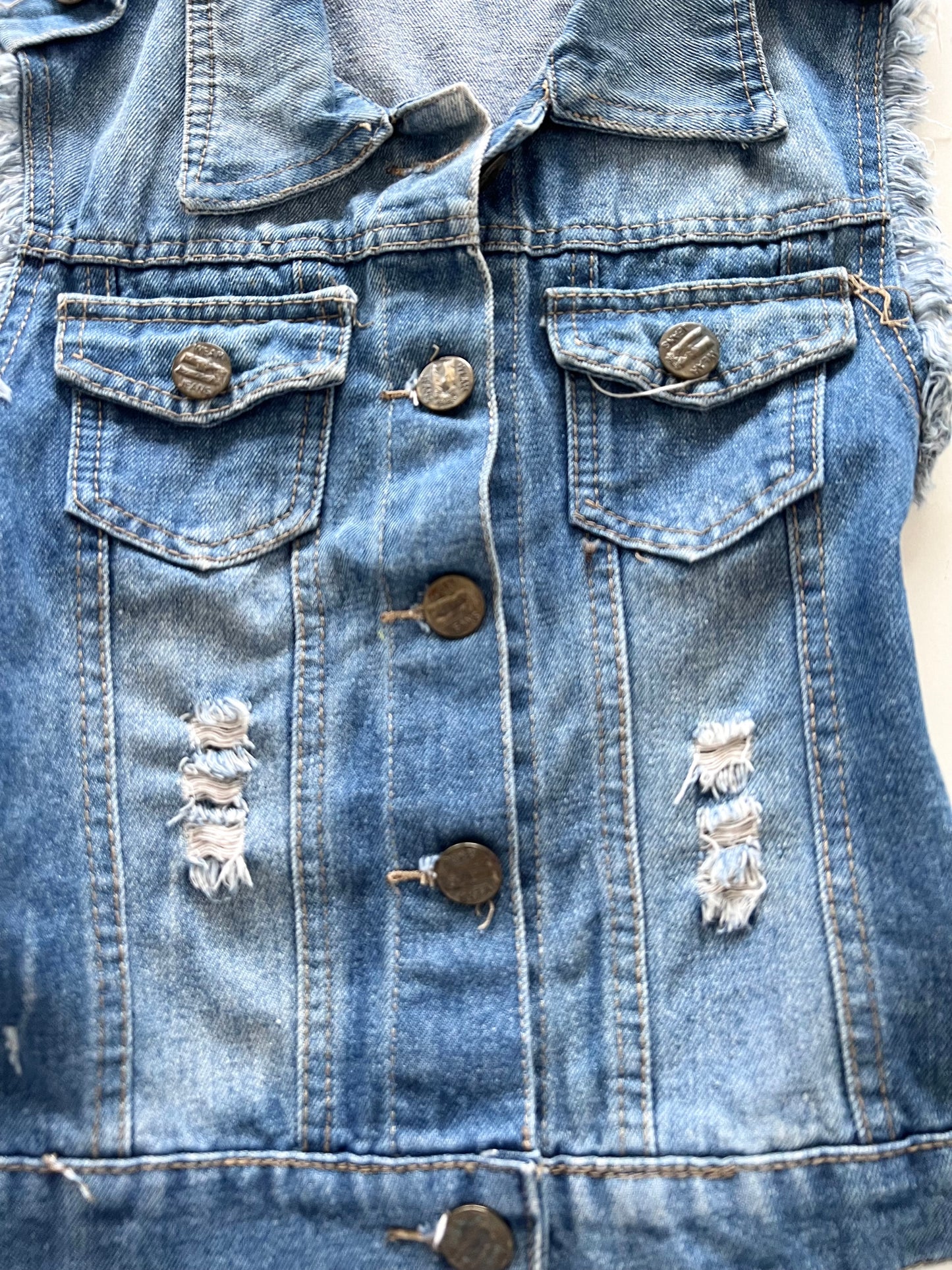 Denim Jacket-Bust with 34