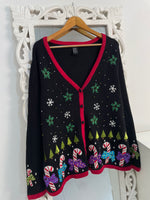 Load image into Gallery viewer, Reference Point Embroidered Christmas Sweater-Bust 48