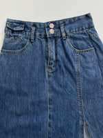 Load image into Gallery viewer, Long Denim Skirt-Waist 24