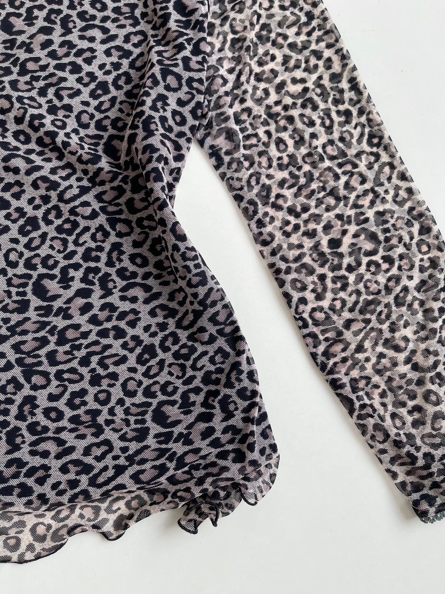 Animal Print Vintage Top-Bust 34 to 36