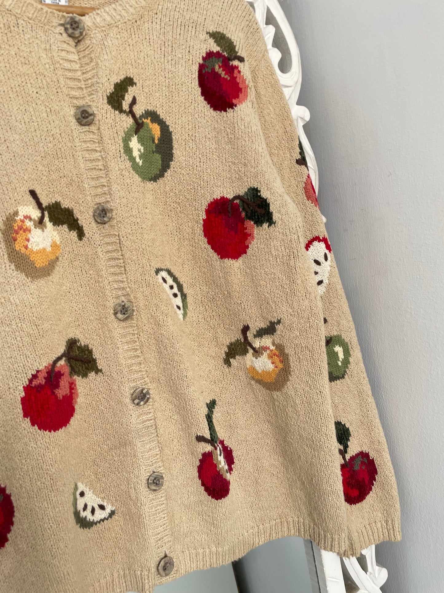 Talbots Embroidered Vintage Sweater-Bust 42