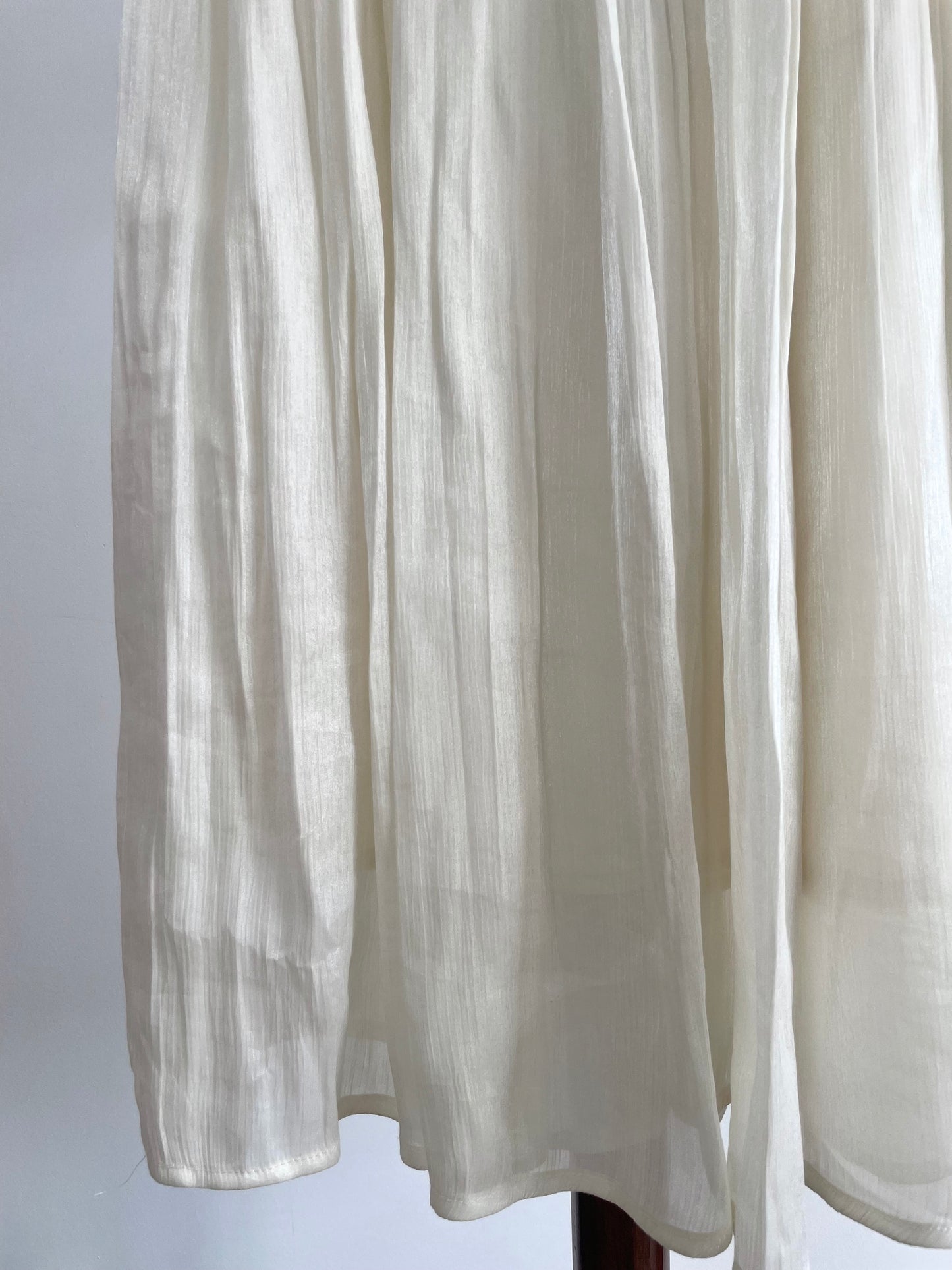 Metallic Organza Skirt-Waist 26 to 32