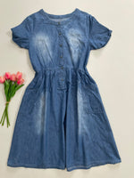 Load image into Gallery viewer, Denim Dress-Bust 34