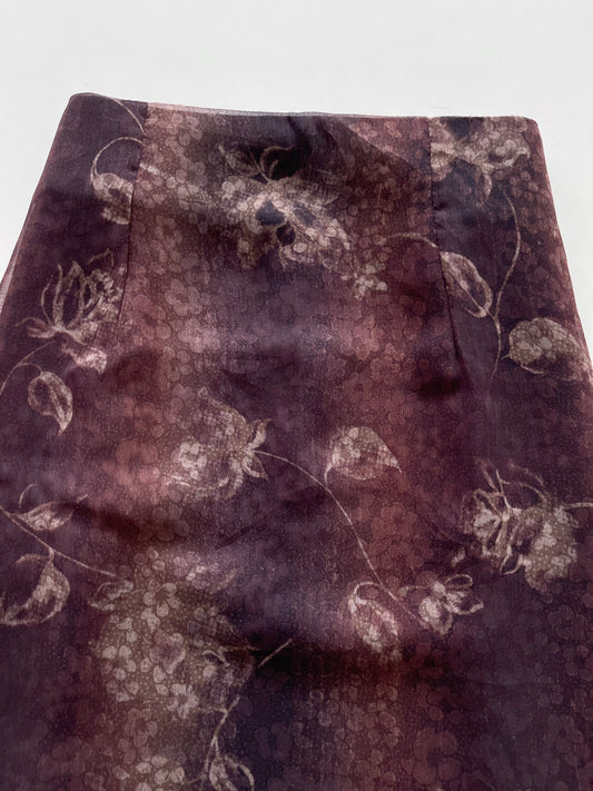 Purple Skies Vintage Skirt-Waist 34