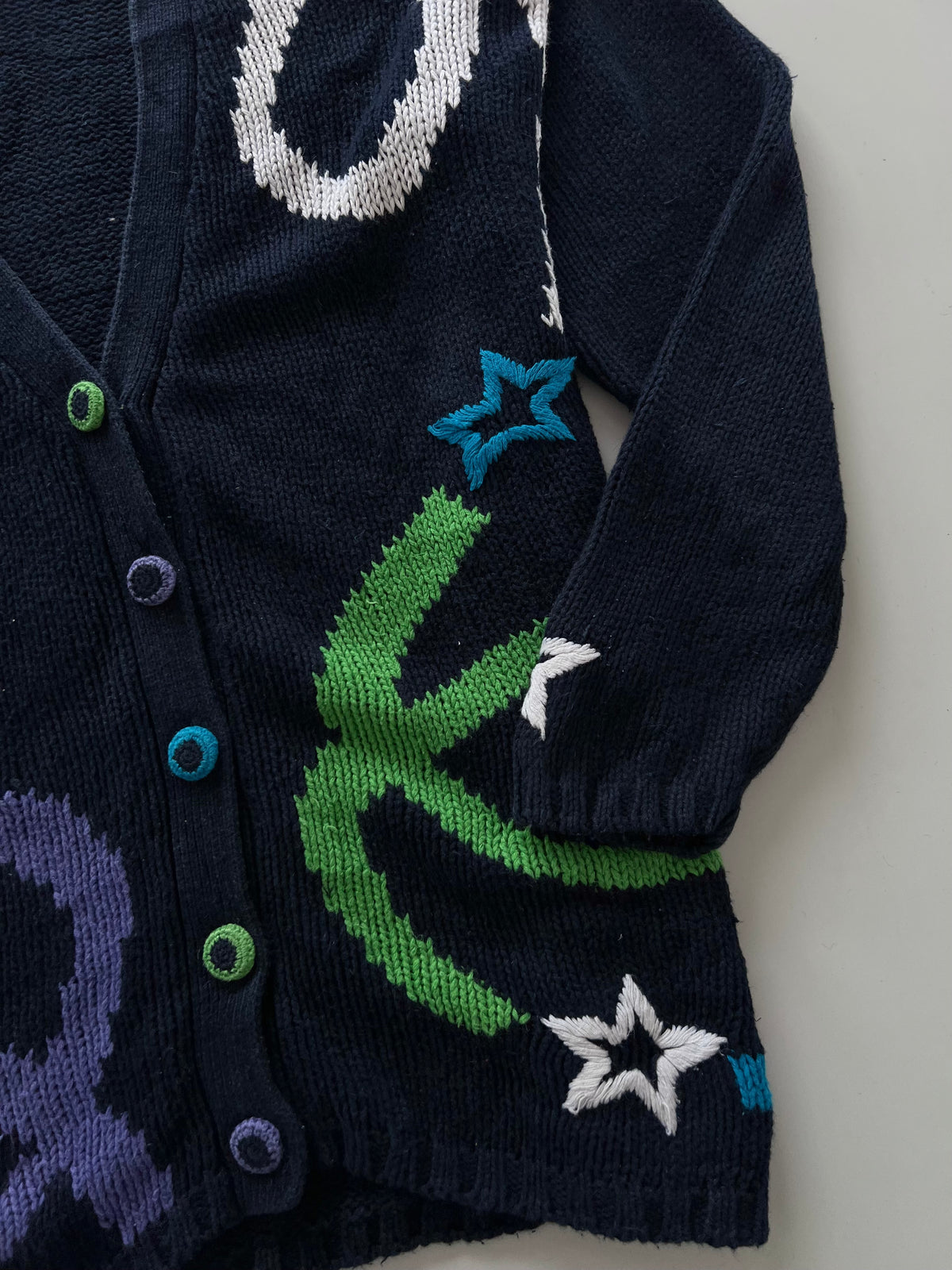 Maggie & Lawrence Embroidered Sweater-Bust 48