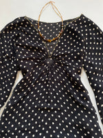 Load image into Gallery viewer, Sheer Asymmetric Y2K Dress-Bust 38