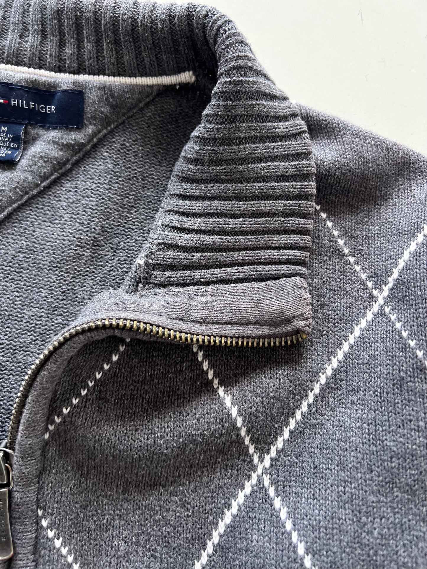 Tommy Hilfiger 100% Cotton Vintage Zipper-Bust 44