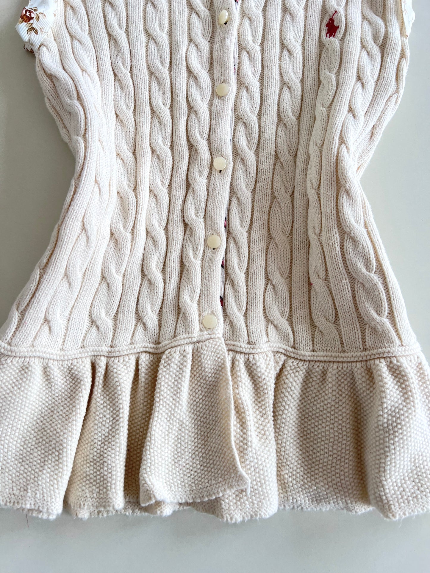 Ralph Lauren 100% Cotton Vintage Cardigan-Bust 32 to 34
