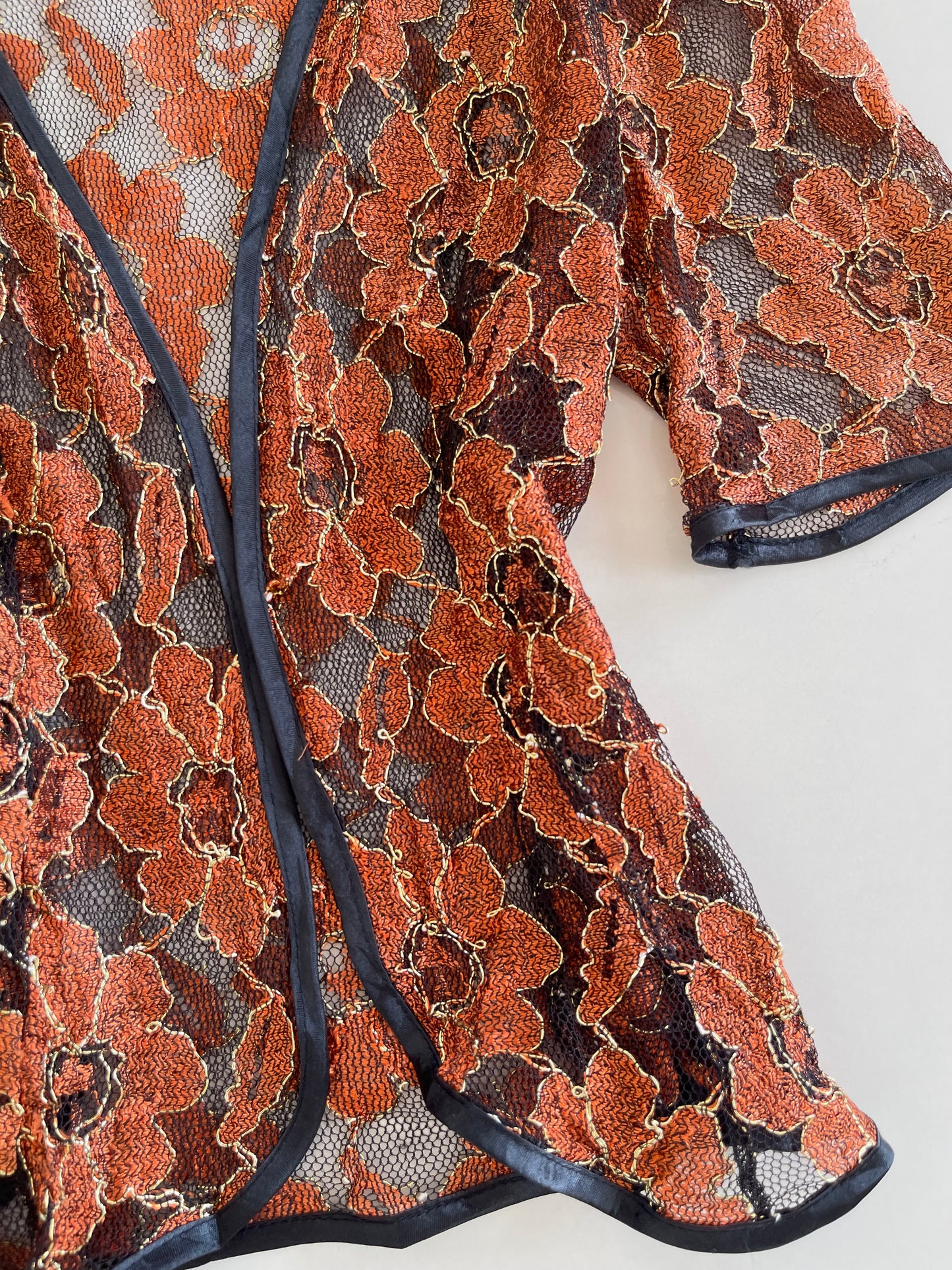 Lace Sheer Shrug-Bust 34