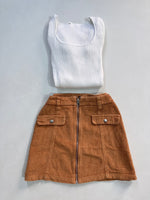 Load image into Gallery viewer, Bershka Corduroy Skirt-Waist 28