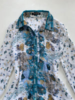 Load image into Gallery viewer, Vintage Ruffle Shirt-Bust 40 to 42