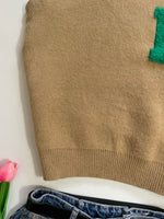 Load image into Gallery viewer, B Initial Sweater Vest-Bust 36 to 40