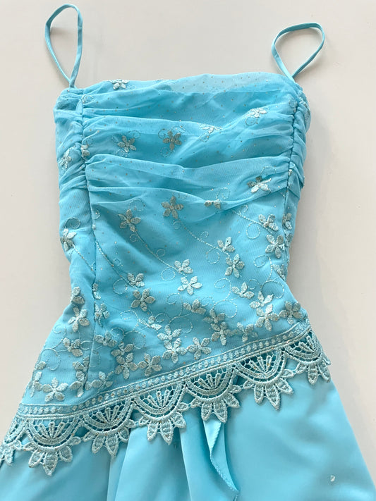 Masquerade Embroidered Vintage Dress-Bust 38 to 40