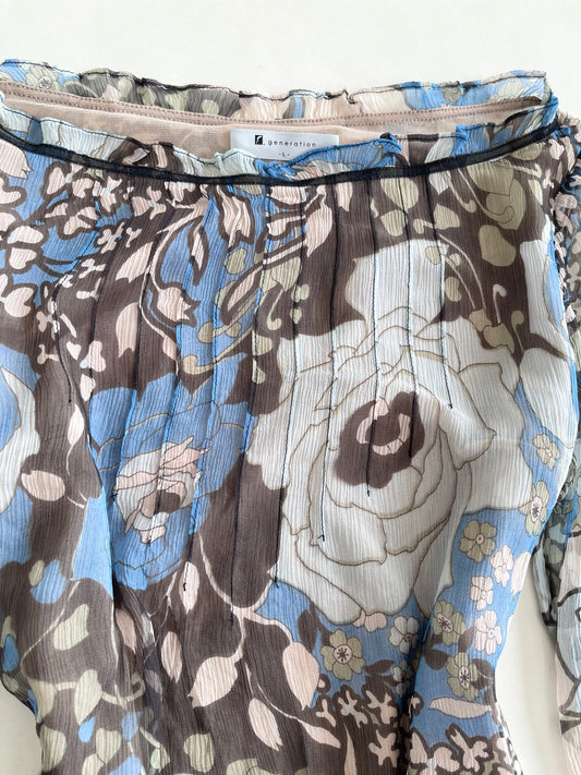 Generation 100% Silk Vintage Top-Bust 38 to 40