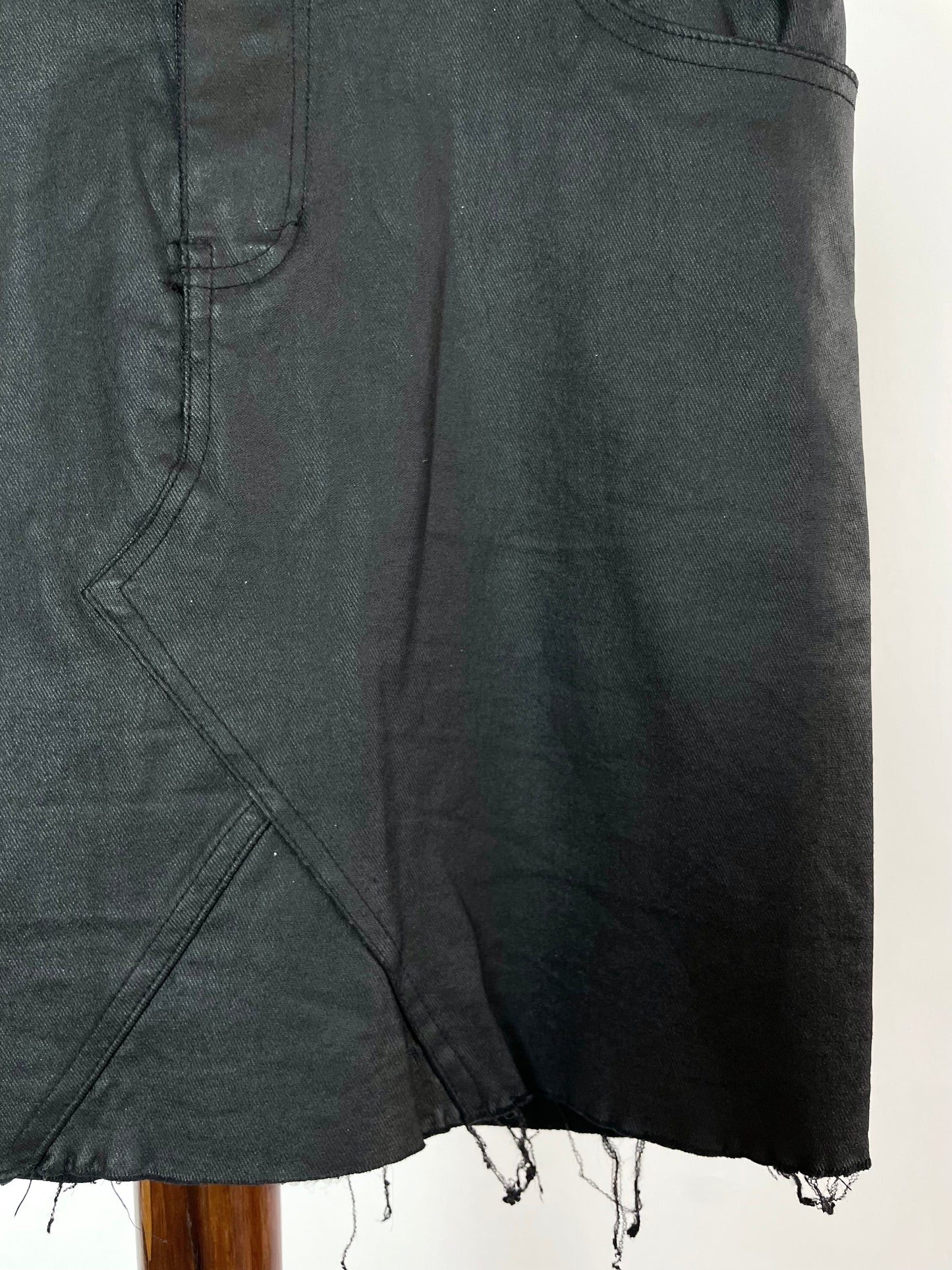 Pretty Little Thing Leather Skirt-Waist 32