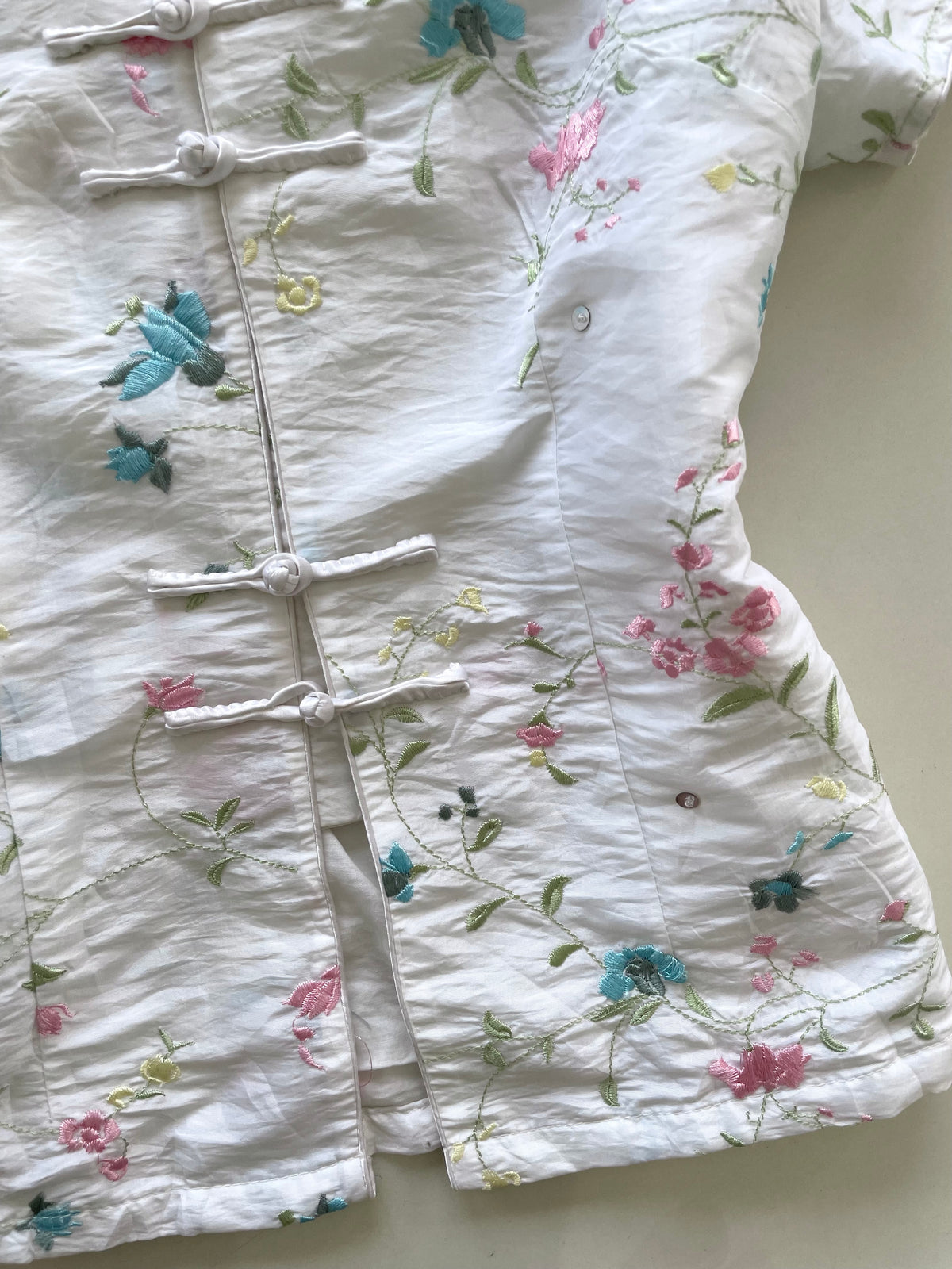 Chinese Embroidered Vintage Top-Bust 38