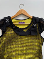 Load image into Gallery viewer, SEQUIN MESH LACE TOP - BUST 34 to 36