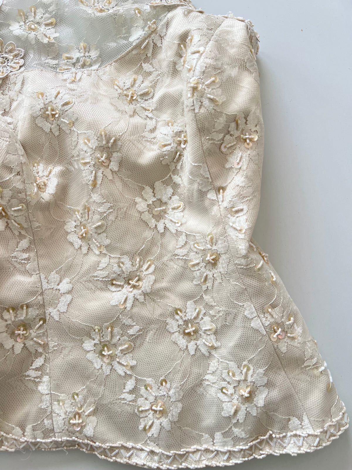 Vizon Vintage Embroidered Top-Bust 38