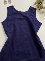 Load image into Gallery viewer, Solid Blue Kurti-Bust 44