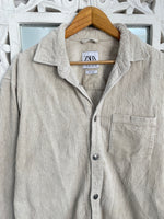Load image into Gallery viewer, Zara Corduroy Shacket-Bust 42 (tagged L)