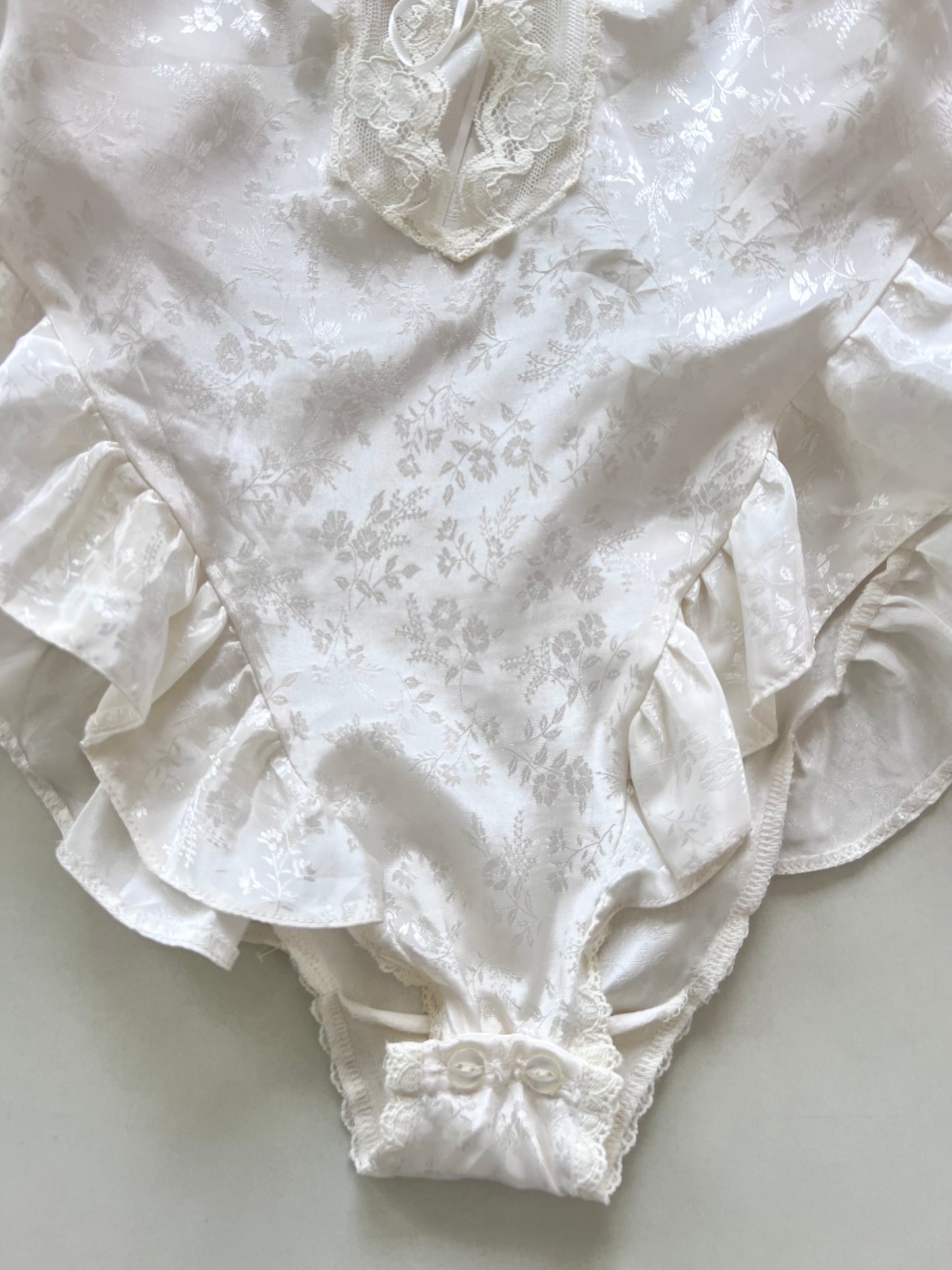 Secret Possessions Lacy Bodysuit-Bust 40