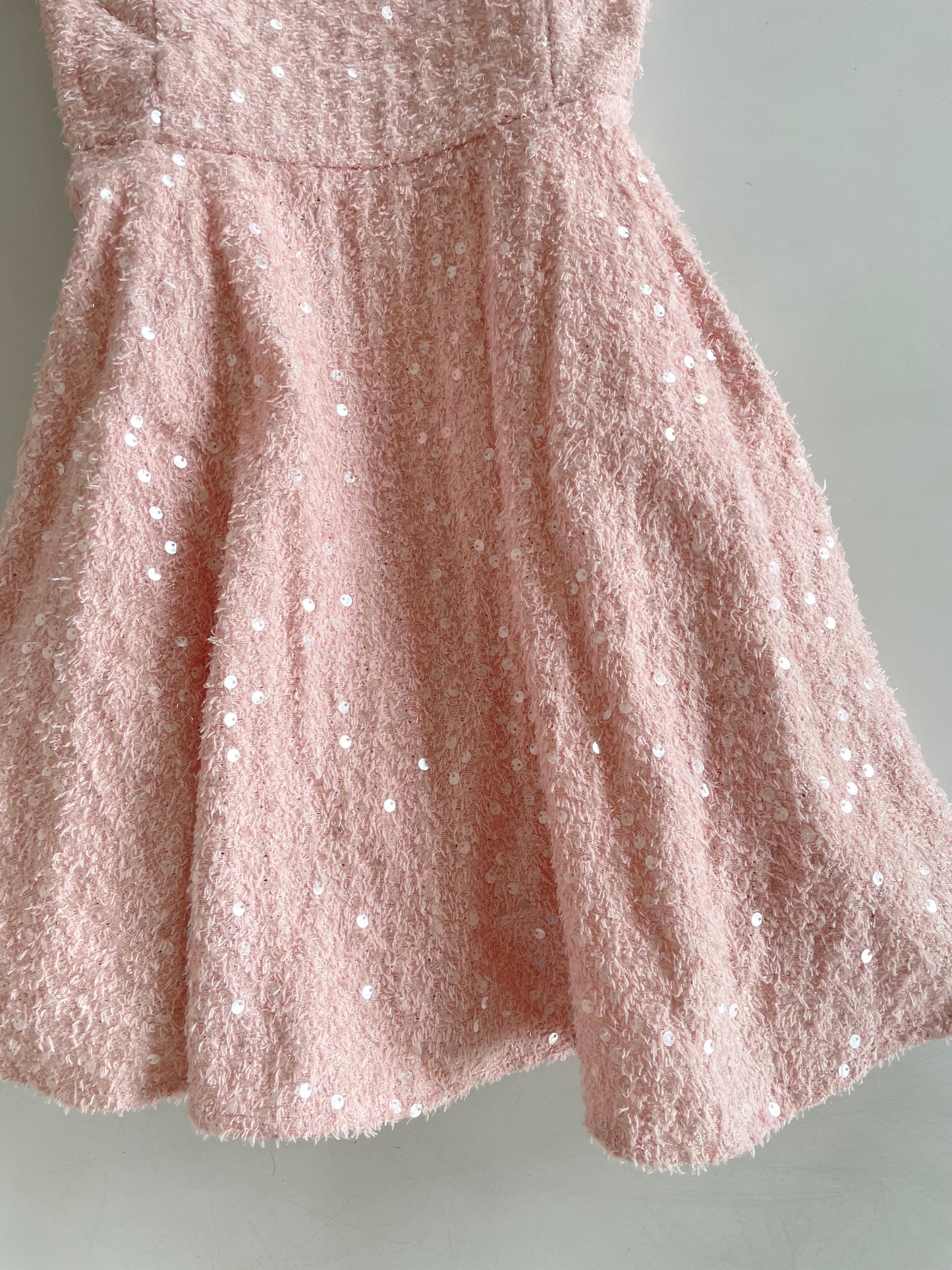 Square Neck Sequin Dress-Bust 32
