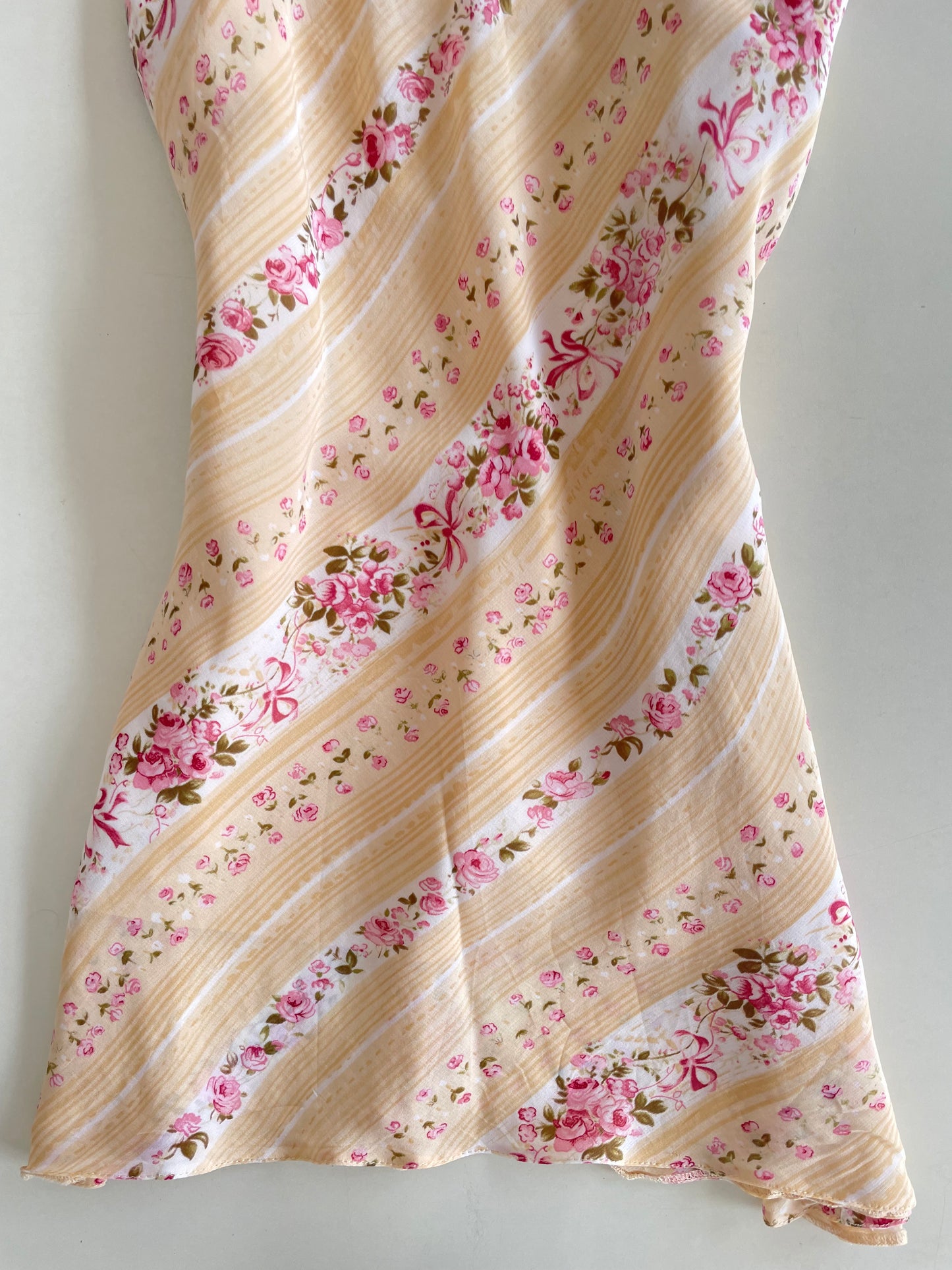 Vintage Peach Dress-Bust 44 to 46