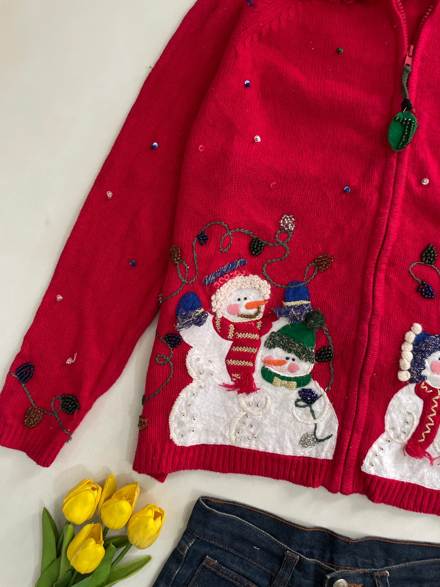 Tiara Christmas Sweater-Bust 44