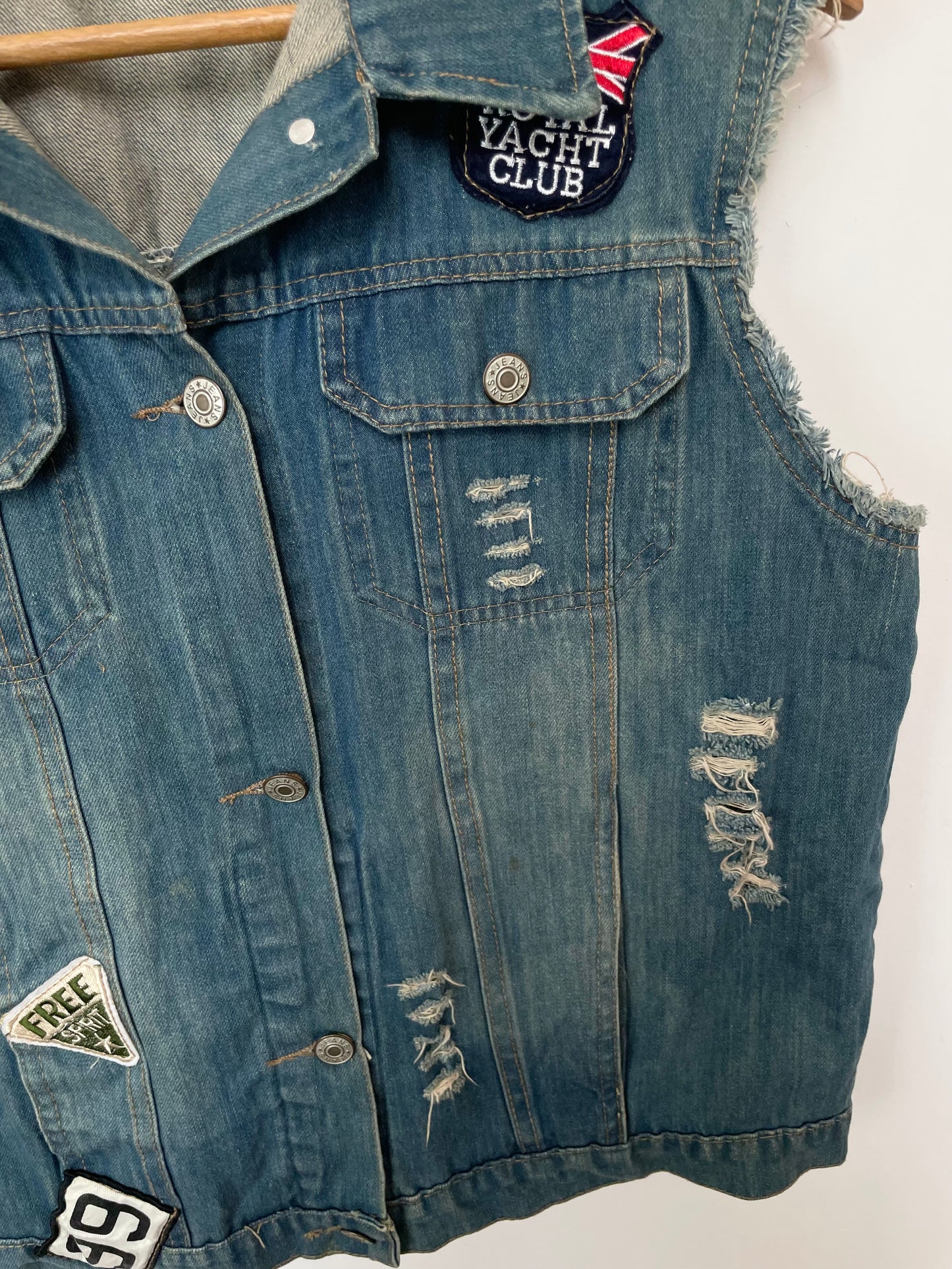 Denim Vest-Bust 42