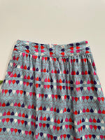 Load image into Gallery viewer, FERVOUR BABY BLUE PRINTED SKIRT - WAIST 34