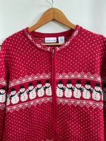 Load image into Gallery viewer, Croft & Barrow Embroidered Christmas Sweater-Bust 46