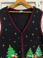 Load image into Gallery viewer, Holiday Editions Christmas Sweater Vest-Bust 46