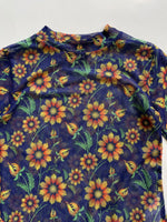 Load image into Gallery viewer, Floral Sheer Top-Bust 30 to 32