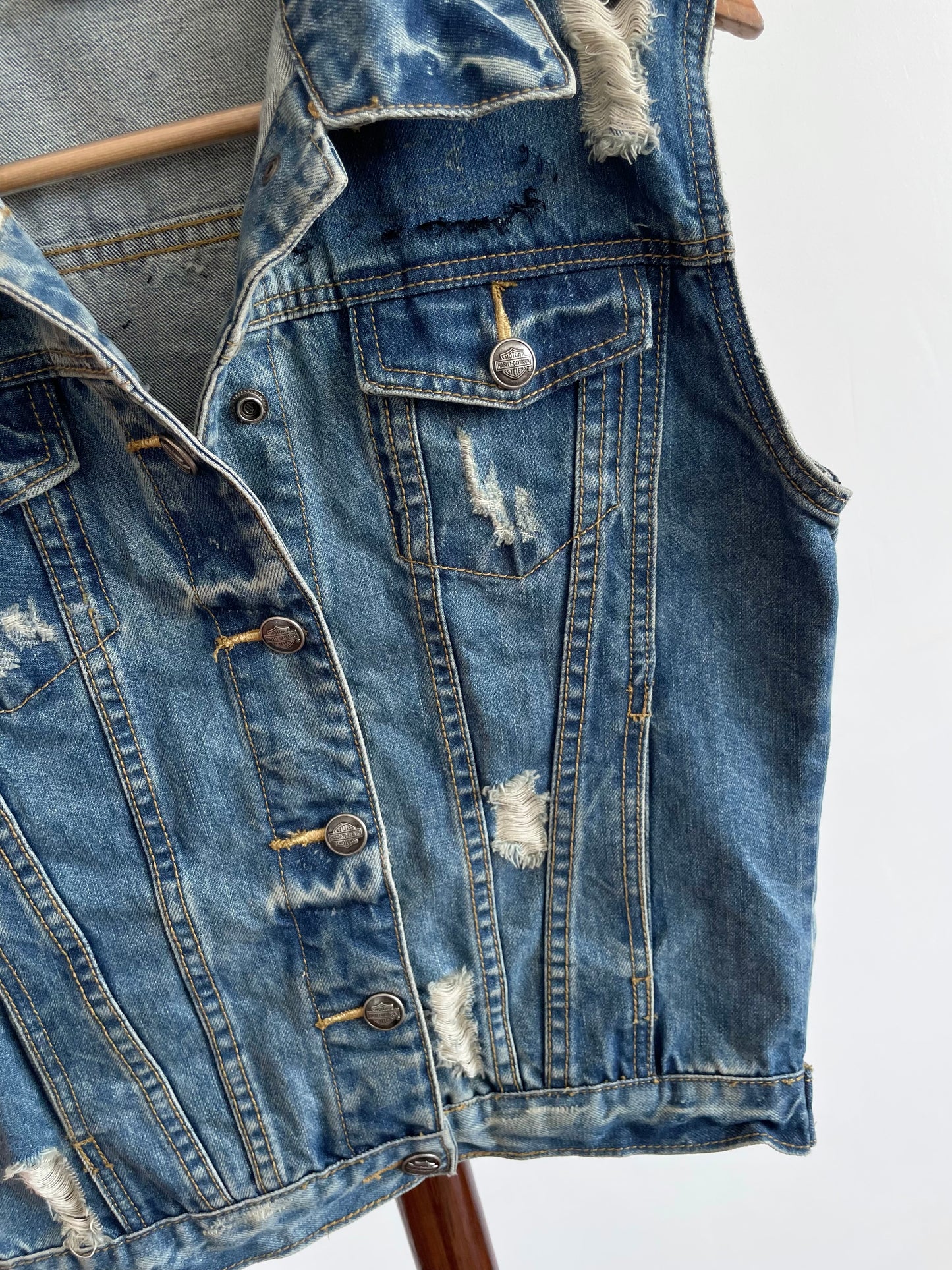 Denim Vest-Chest 38