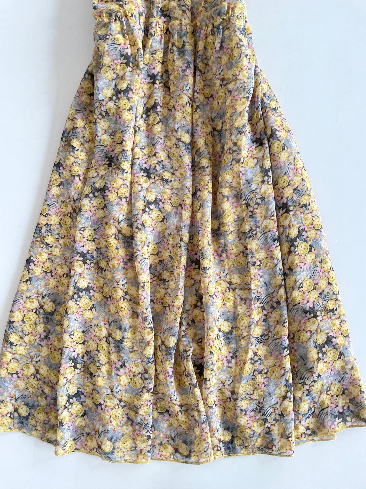 Mustard Vintage Dress-Bust 40